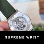 Hublot Classic Fusion Replica Watch Green Dial With Stone JJ+ 1:1 Super Clone - Image 6