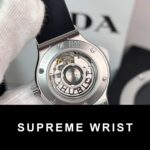 Hublot Classic Fusion Replica Watch Moissanite Diamond Black Rubber Strap 1:1 Super Clone - Image 4