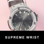 Hublot Classic Fusion Replica Watch Moissanite Diamond Hong Kong Gray Dial 1:1 Super Clone - Image 4