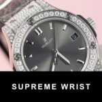 Hublot Classic Fusion Replica Watch Moissanite Diamond Hong Kong Gray Dial 1:1 Super Clone - Image 5