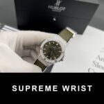 Hublot Classic Fusion Replica Watch Womens Green Dial HB Factory 1:1 Super Clone - Image 2