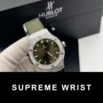 Hublot Classic Fusion Replica Watch Womens Green Dial HB Factory 1:1 Super Clone - Image 4
