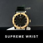 Hublot Classic Fusion Replica Watch Black Dial King Gold Bezel 1:1 Super Clone - Image 2