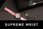 Hublot Classic Fusion Replica Watch Dial Mother of Pearl Pink Moissanite Diamonds 1:1 Super Clone - Image 4