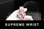 Hublot Classic Fusion Replica Watch Dial Mother of Pearl Pink Moissanite Diamonds 1:1 Super Clone - Image 7