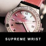Hublot Classic Fusion Replica Watch Dial Mother of Pearl Pink Moissanite Diamonds 1:1 Super Clone - Image 10