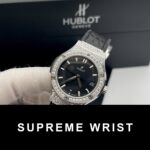 Hublot Classic Fusion Replica Watch Womens Black Dial HB Factory 1:1 Super Clone