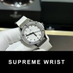 Hublot Classic Fusion Replica Women’s Watch White Moissanite Diamond HBF 1:1 Super Clone - Image 4