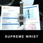 Hublot Classic Fusion Titanium Green Replica Watch Custom Moissanite Diamonds 1:1 Super Clone