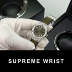 Hublot Classic Fusion Titanium Green Replica Watch Custom Moissanite Diamonds 1:1 Super Clone - Image 3