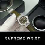 Hublot Classic Fusion Titanium Green Replica Watch Custom Moissanite Diamonds 1:1 Super Clone - Image 4