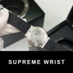 Hublot Classic Fusion Titanium Green Replica Watch Custom Moissanite Diamonds 1:1 Super Clone - Image 8