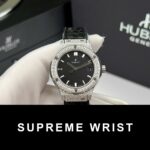 Hublot Classic Fusion Titanium Replica Watch Wacth Black Custom Moissanite Diamonds 1:1 Super Clone - Image 2