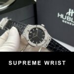 Hublot Classic Fusion Titanium Replica Watch Wacth Black Custom Moissanite Diamonds 1:1 Super Clone - Image 3