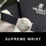 Hublot Classic Fusion Titanium Replica Watch Wacth Black Custom Moissanite Diamonds 1:1 Super Clone - Image 6