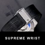 Hublot Classic Fusion Titanium Replica Watch Black Dial Custom Moissanite Diamonds 1:1 Super Clone - Image 8