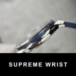 Hublot Classic Fusion Titanium Replica Watch Blue Leather Strap JJF 1:1 Super Clone - Image 5