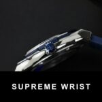 Hublot Classic Fusion Titanium Replica Watch Blue Dial Custom Moissanite Diamonds 1:1 Super Clone - Image 7