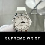 Hublot Classic Fusion White Rubber Strap Replica Watch Swiss 1:1 Super Clone