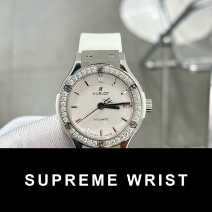 Hublot Classic Fusion White Rubber Strap Replica Watch Swiss 1:1 Super Clone