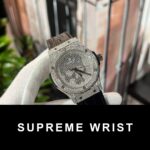 Hublot Classic Fusion With Moissanite Replica Watch Leather Strap 1:1 Super Clone - Image 3