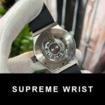 Hublot Classic Fusion With Moissanite Replica Watch Leather Strap 1:1 Super Clone - Image 6