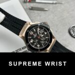 Hublot Replica Watch Big Bang King Gold Black Dial Rubber Strap 1:1 Super Clone - Image 3