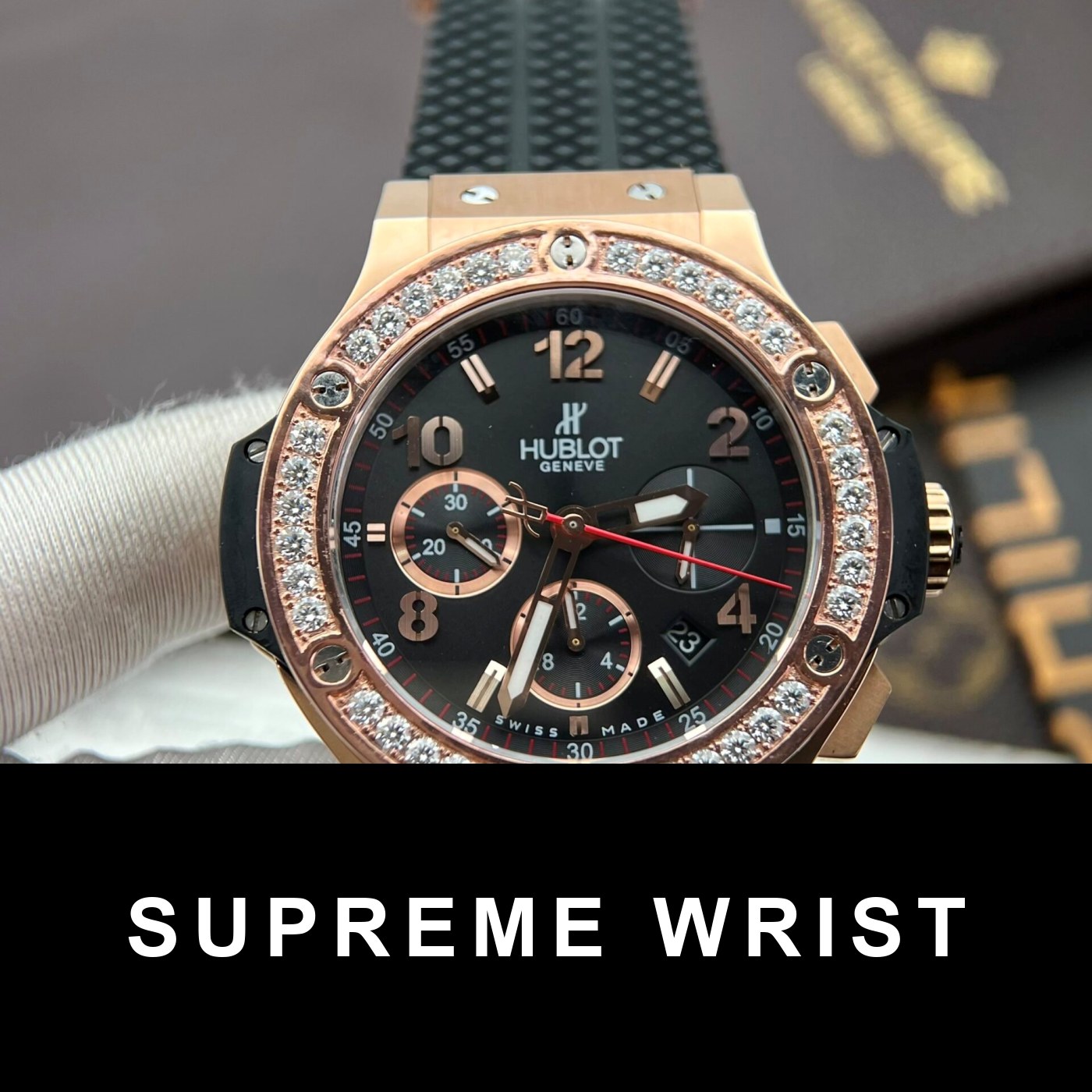 hublot-fake-watch-big-bang-king-gold-choronograph-6066.jpg Hublot Replica Watch Big Bang King Gold Choronograph Rubber Strap 1:1 Super Clone - Image 1