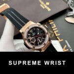 Hublot Replica Watch Big Bang King Gold Choronograph Rubber Strap 1:1 Super Clone - Image 3