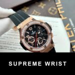 Hublot Replica Watch Big Bang King Gold Choronograph Rubber Strap 1:1 Super Clone - Image 4