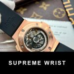 Hublot Replica Watch Big Bang King Gold Choronograph Rubber Strap 1:1 Super Clone - Image 8