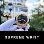 Hublot Replica Watch Big Bang Chronograph King Gold Black Dial 1:1 Super Clone - Image 3