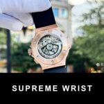 Hublot Replica Watch Big Bang Chronograph King Gold Black Dial 1:1 Super Clone - Image 6