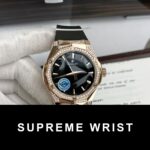 Hublot Orlinski King Gold Black Dial Custom Moissanite Diamonds Hong Kong 1:1 Super Clone - Image 2