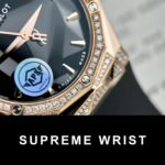 Hublot Orlinski King Gold Black Dial Custom Moissanite Diamonds Hong Kong 1:1 Super Clone - Image 4