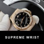Hublot Orlinski King Gold Replica Watch Full Moissanite Diamond 1:1 Super Clone - Image 4
