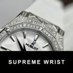 Hublot Orlinski Replica Watch White Dial Custom Moissanite Diamonds APS Factory 1:1 Super Clone - Image 4