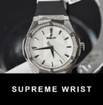 Hublot Orlinski White Dial Replica Watch Custom Moissanite Diamonds Hong Kong 1:1 Super Clone - Image 3