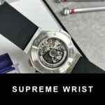 Hublot Replica Watch 1:1 Big Bang Geneve Chronograph With Diamonds Bezel 1:1 Super Clone - Image 5