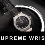 Hublot Replica Watch 1:1 Classic Fusion Black Dial Leather Strap HB Factory 1:1 Super Clone