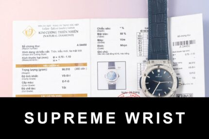 Hublot Replica Watch 1:1 Classic Fusion Full Natural Diamond Blue Dial 1:1 Super Clone