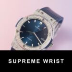 Hublot Replica Watch 1:1 Classic Fusion Full Natural Diamond Blue Dial 1:1 Super Clone - Image 3
