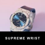 Hublot Replica Watch 1:1 Classic Fusion Full Natural Diamond Blue Dial 1:1 Super Clone - Image 4