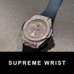 Hublot Replica Watch 1:1 One Click Gold Wrapped With Full Moissanite 1:1 Super Clone - Image 3