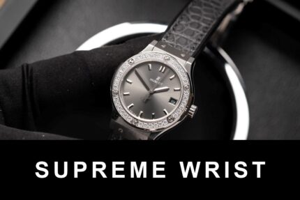 Hublot Replica Watch 1:1 With Diamonds Bezel Gray Dial HBF 1:1 Super Clone