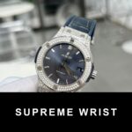 Hublot Replica Watch 1:1 With Full Diamond Case Blue HB Factory 1:1 Super Clone - Image 4