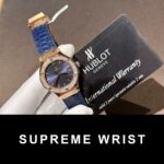 Hublot Replica Watch 1:1 With Moissanite Diamonds Blue 1:1 Super Clone - Image 2