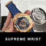Hublot Replica Watch Big Bang Sang Bleu II King Gold Blue Dial BBF 1:1 Super Clone - Image 4