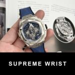 Hublot Replica Watch Big Bang Sang Bleu II Titanium Blue Dial BBF 1:1 Super Clone - Image 3