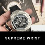 Hublot Replica Watch Big Bang Sang Bleu II Titanium Black Dial BBF 1:1 Super Clone